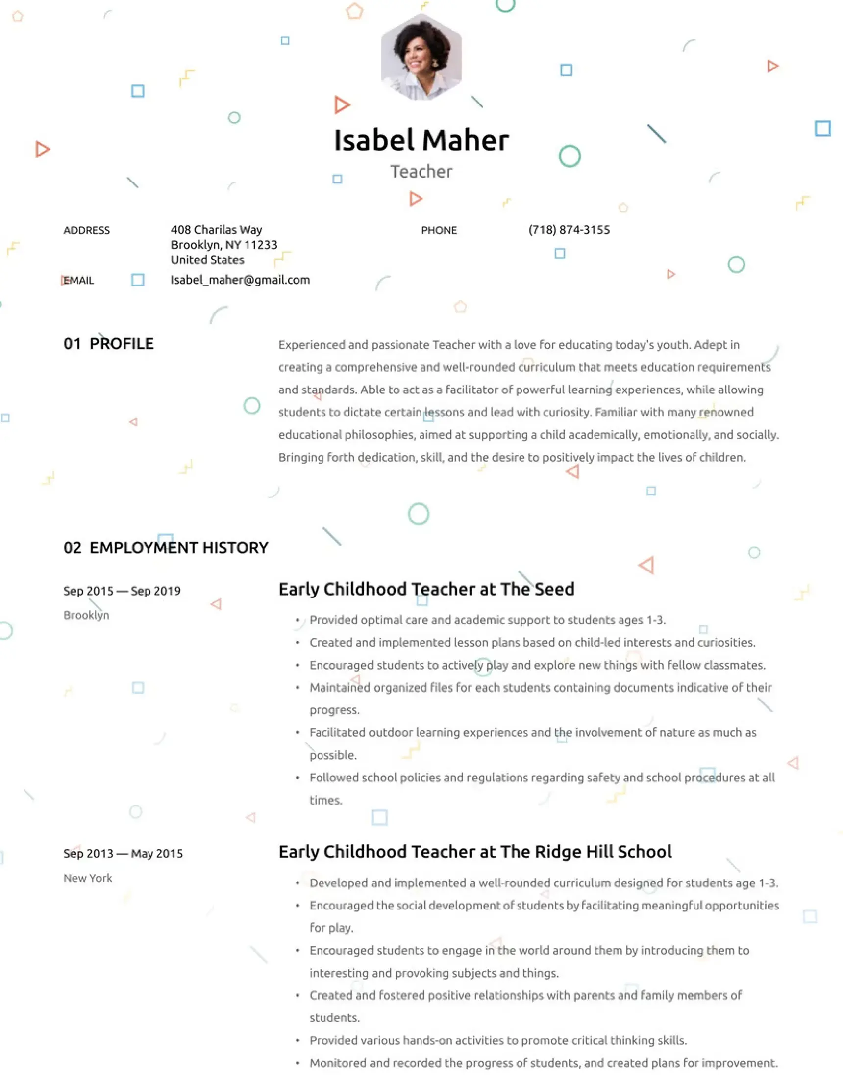 resume_example_1